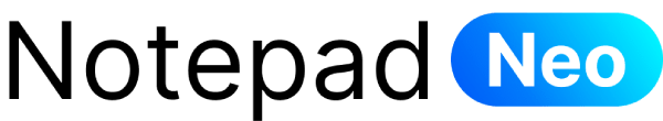 Notepad Neo — Free Online Notepad logo